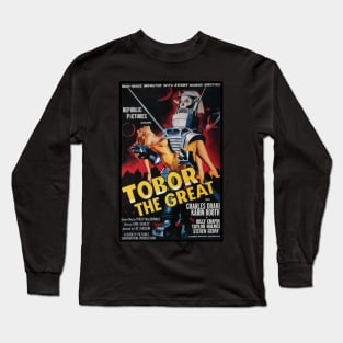 Classic Science Fiction Movie Poster - Tobor the Great Long Sleeve T-Shirt